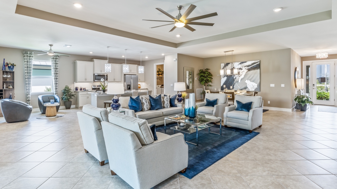 Inside of the Destin Model in Cape Coral FL