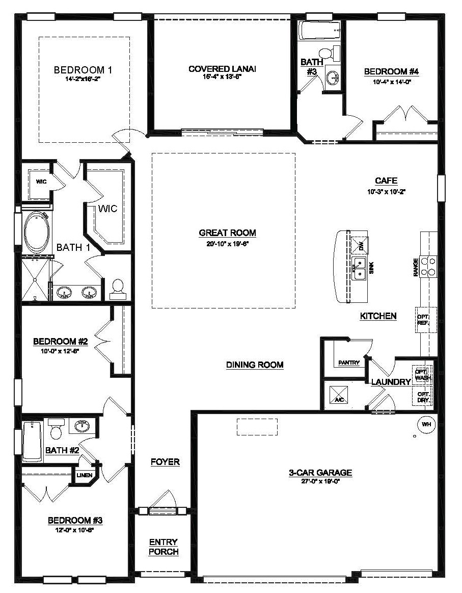 Destin Floorplan In Cape Coral