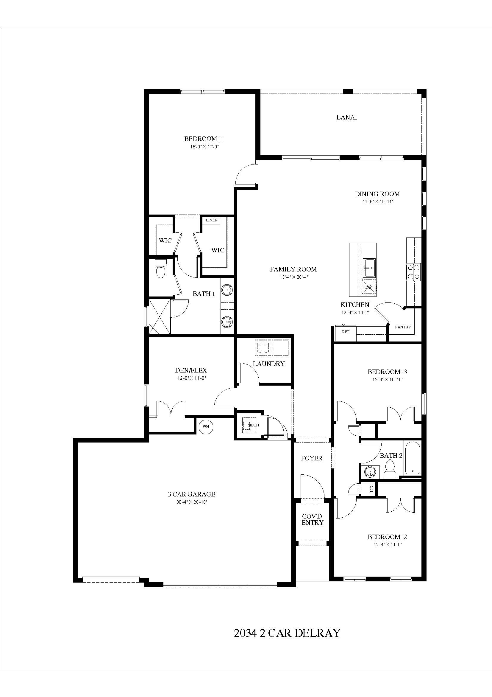Delray Floorplan