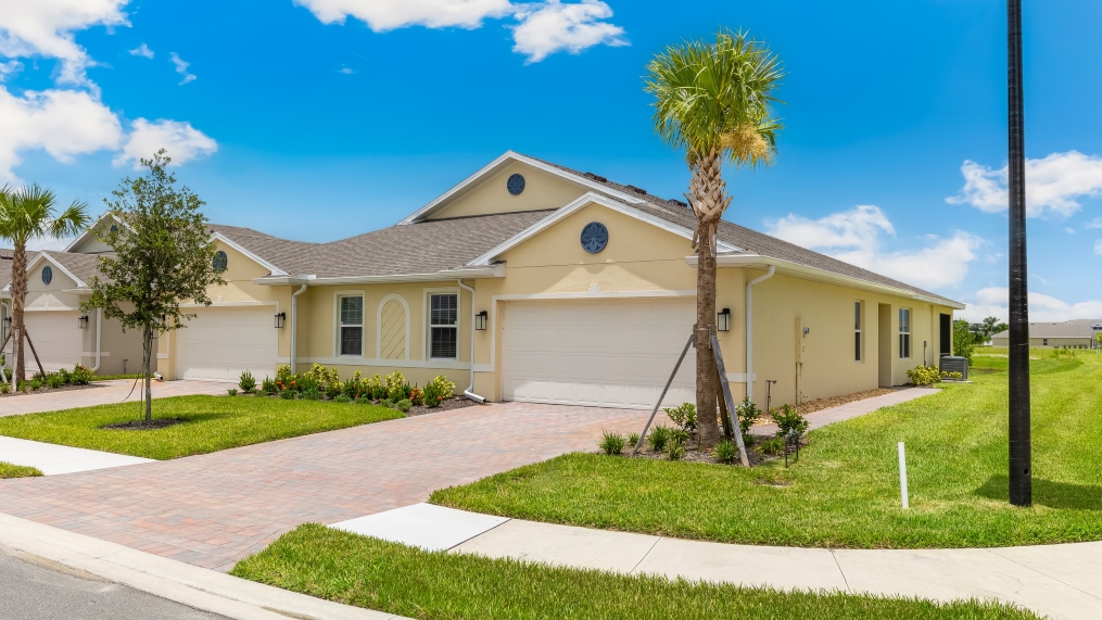 Outside of the Carrington Model Home