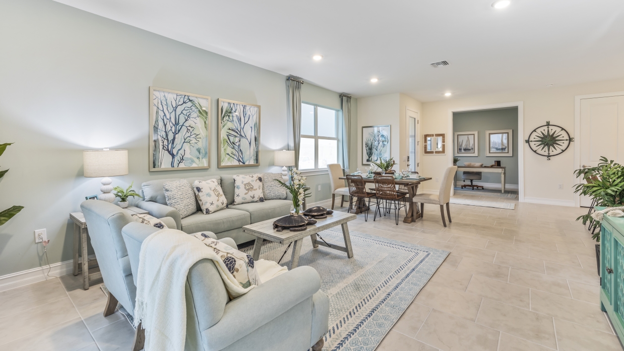 Inside of the Carrington Model Home