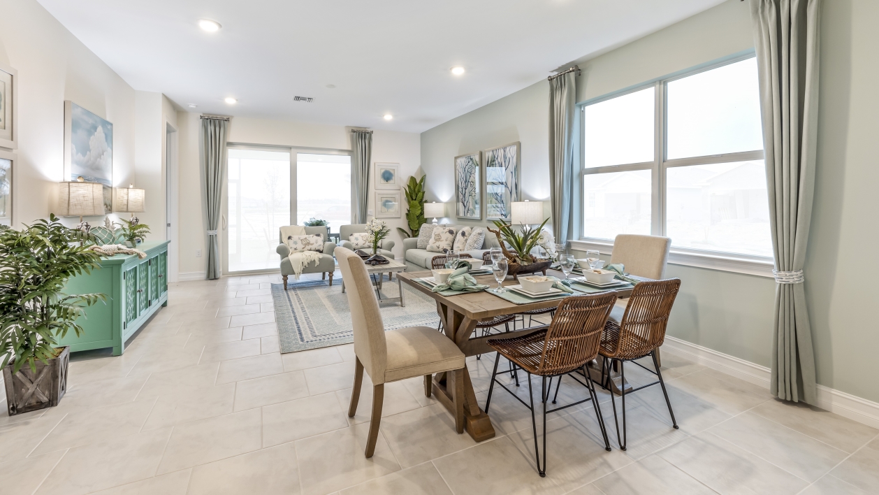 Inside of the Carrington Model Home