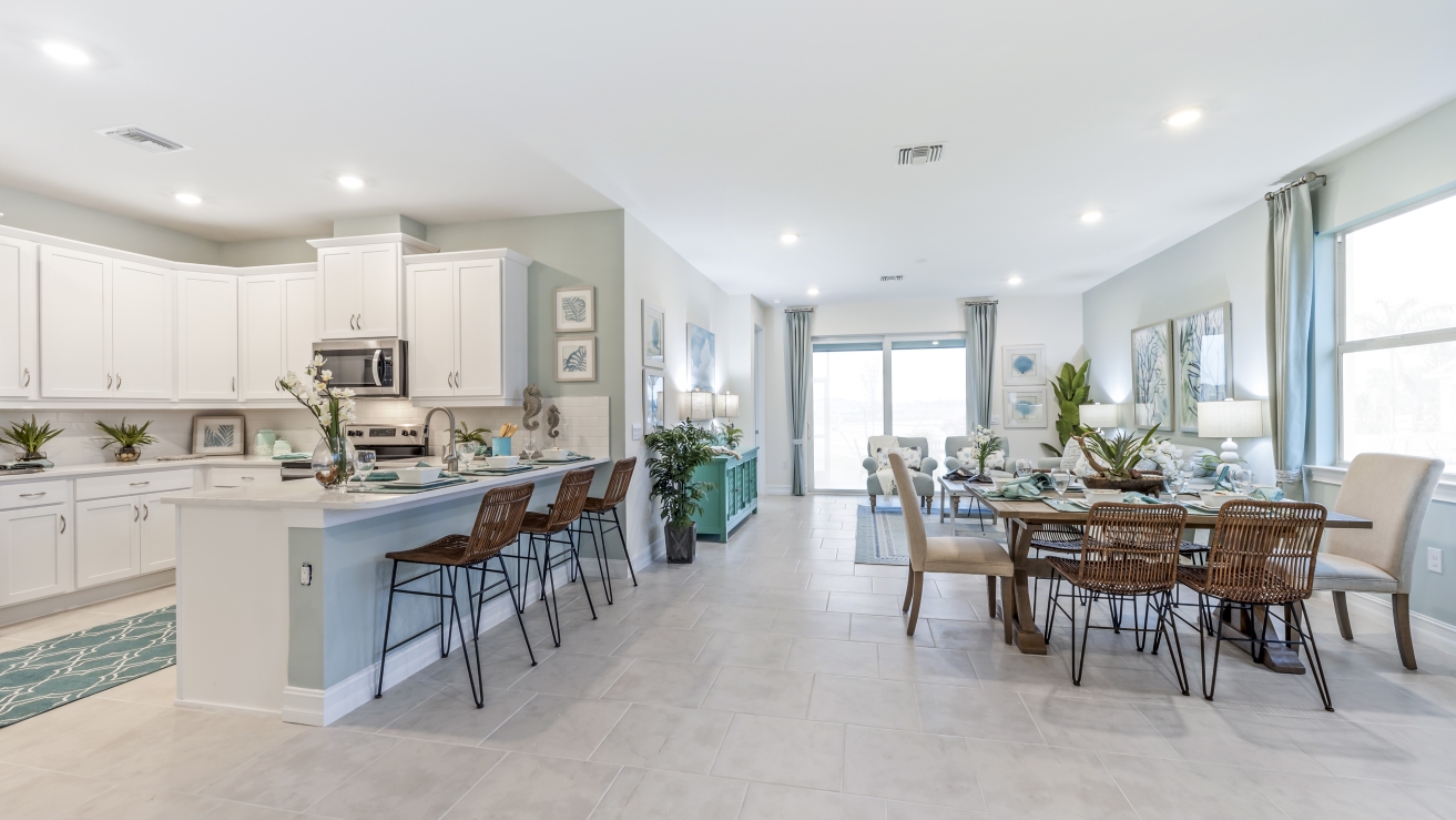 Inside of the Carrington Model Home