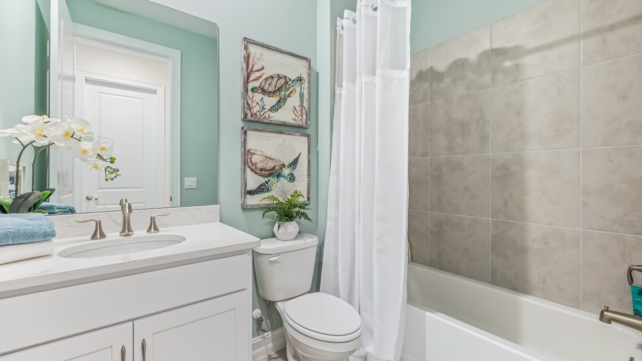 Inside of the Carrington Model Home