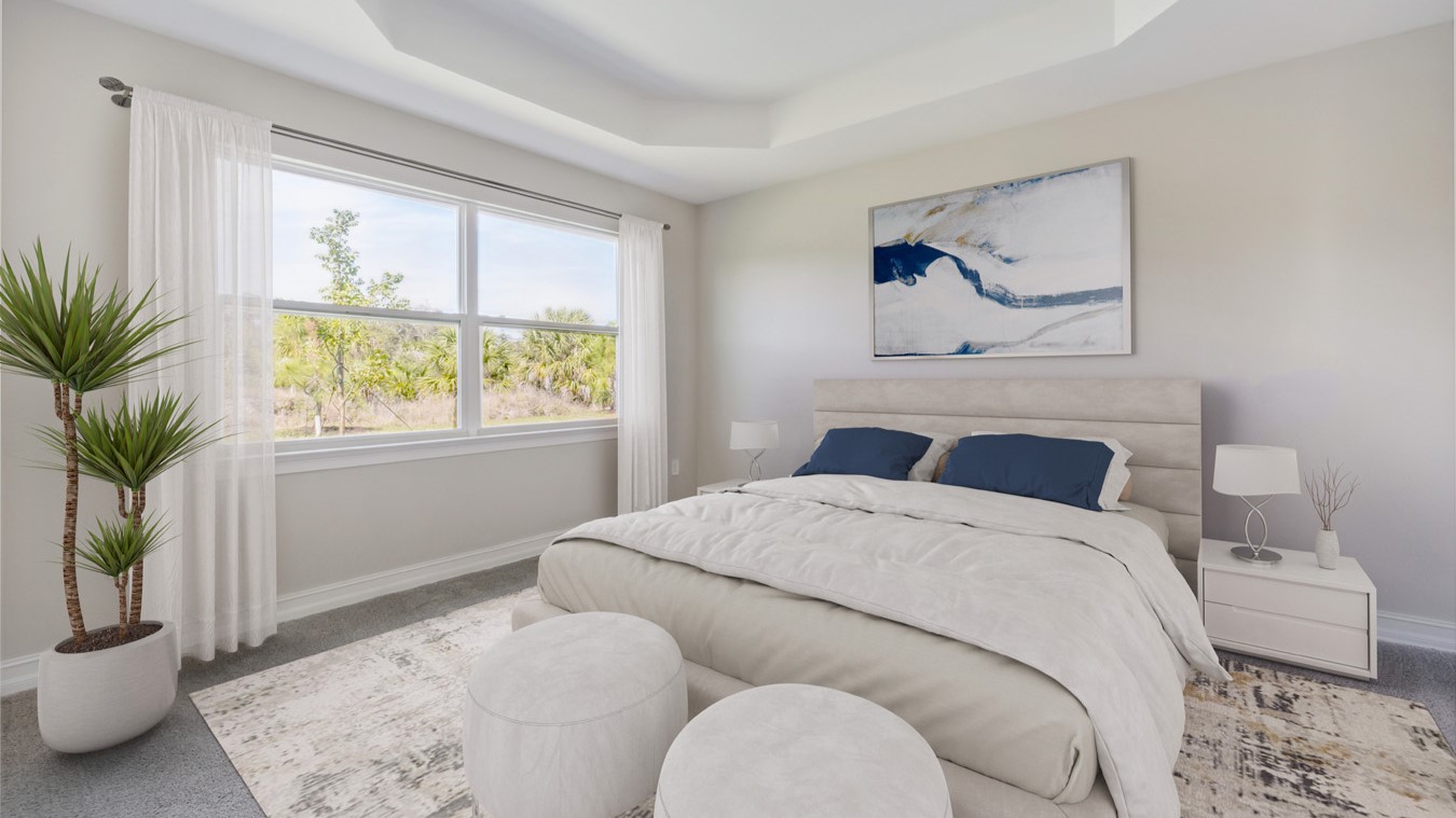 Inside of the Shelby Model Home