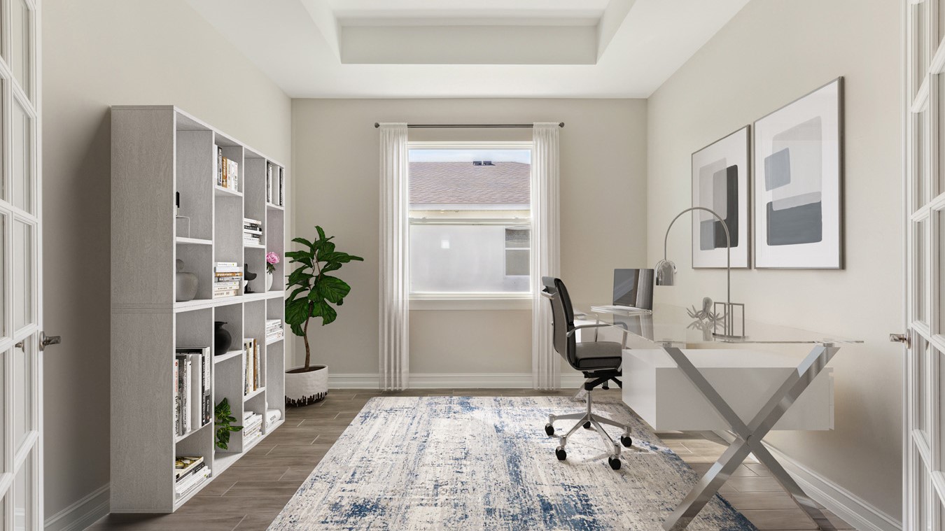 Inside of the Shelby Model Home