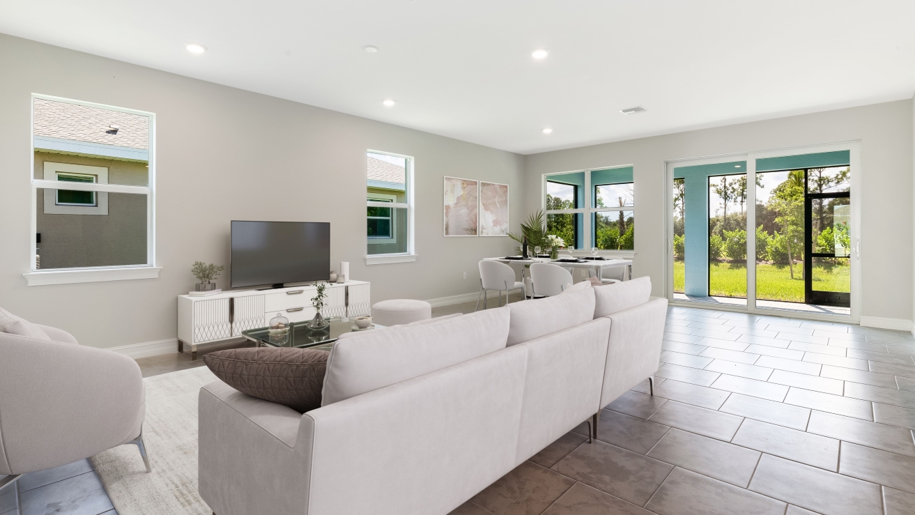 Another angle of the Inside of the Clifton A living room