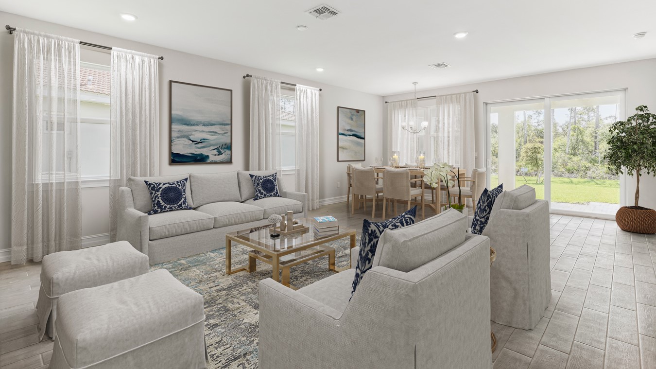 Inside of the Clifton Model Home