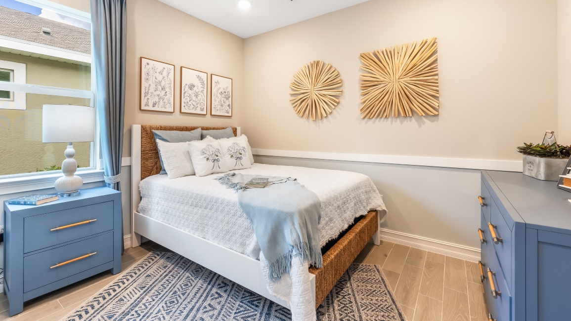 Inside of the fourth bedroom. Beautiful space with natural light coming in from the window
