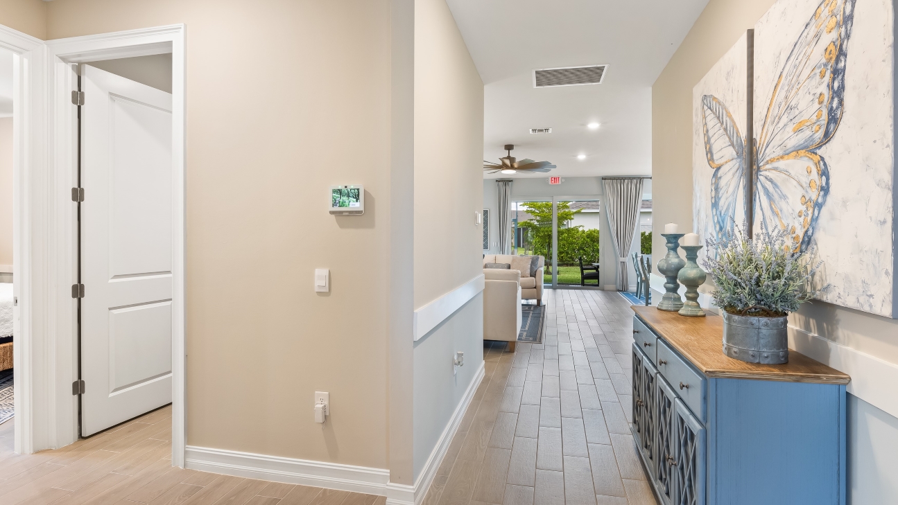 Inside of the entry of the Delray Model