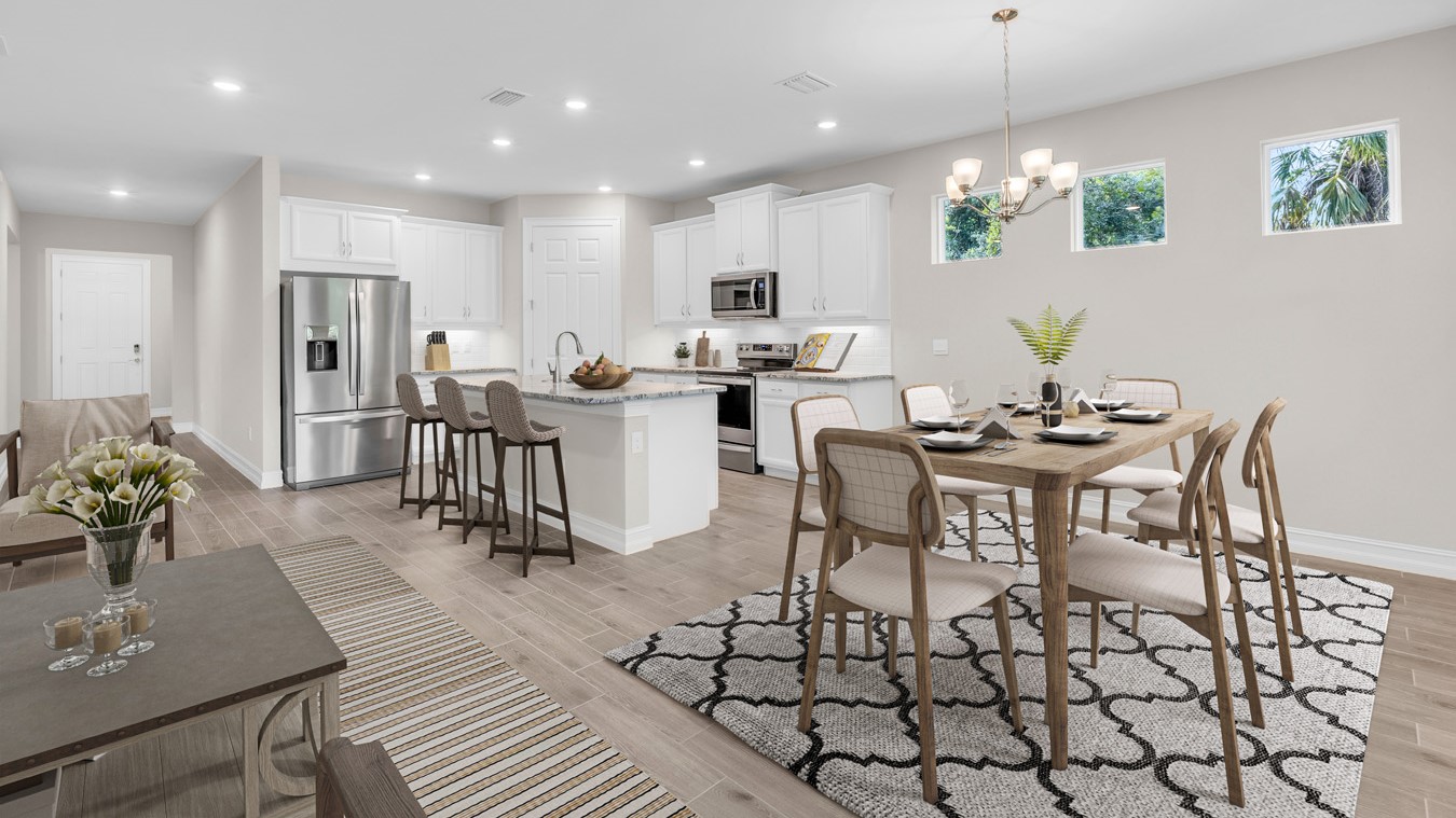 Inside of the Delray model home