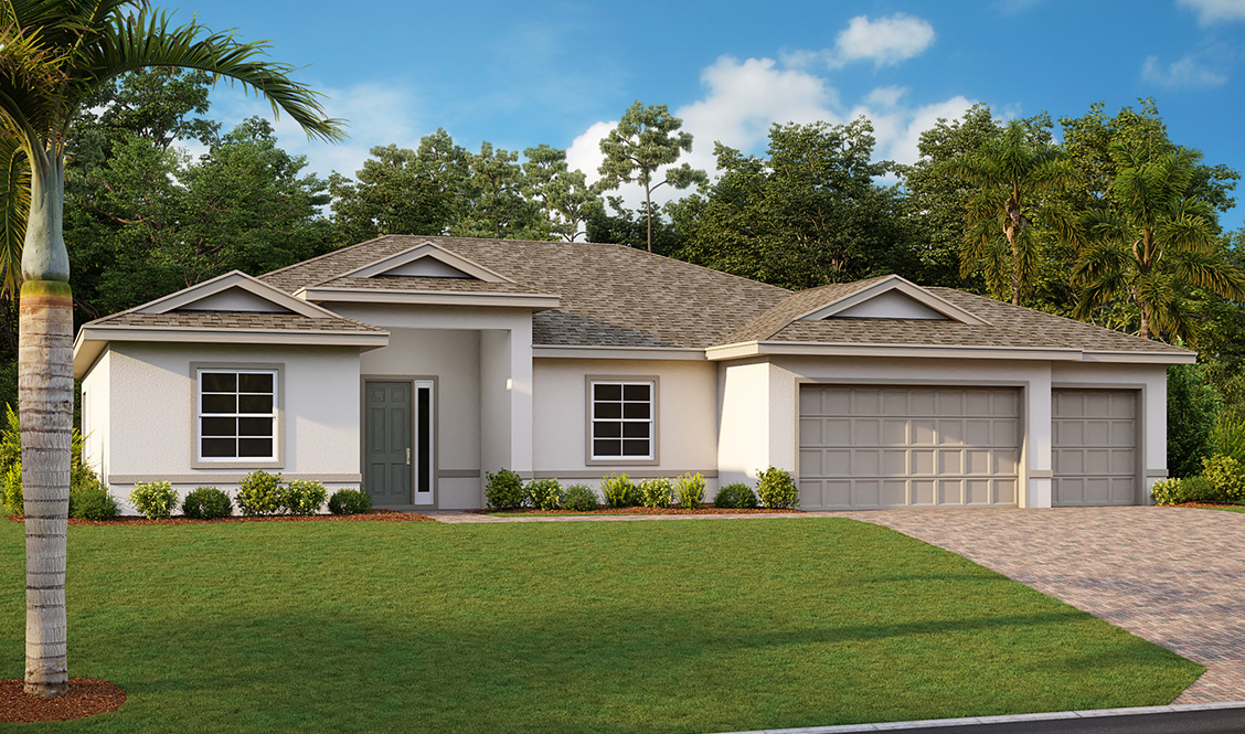 New Homes in South Gulf Cove Port Charlotte, FL Tradition Series