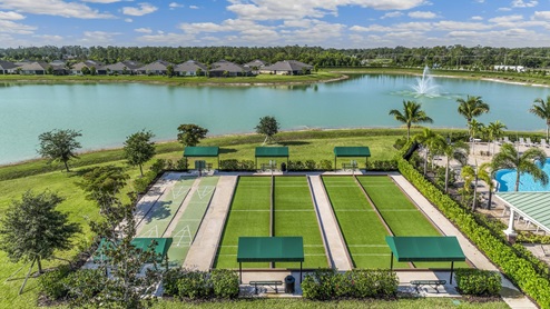 Magnolia Landing Amenity Center bocce courts