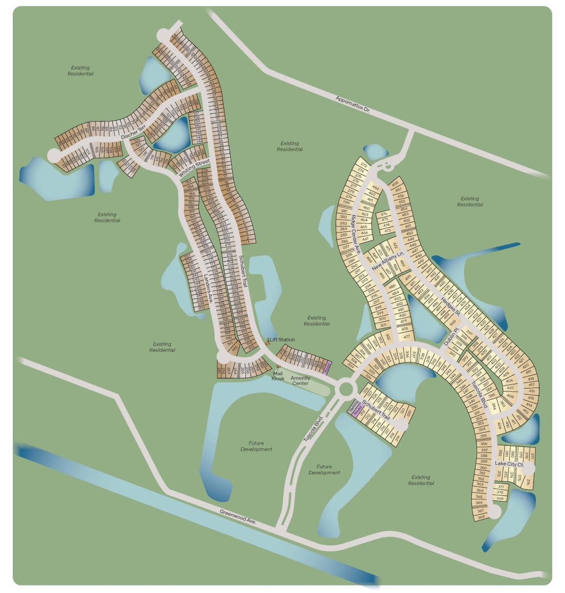 Static Lot Map