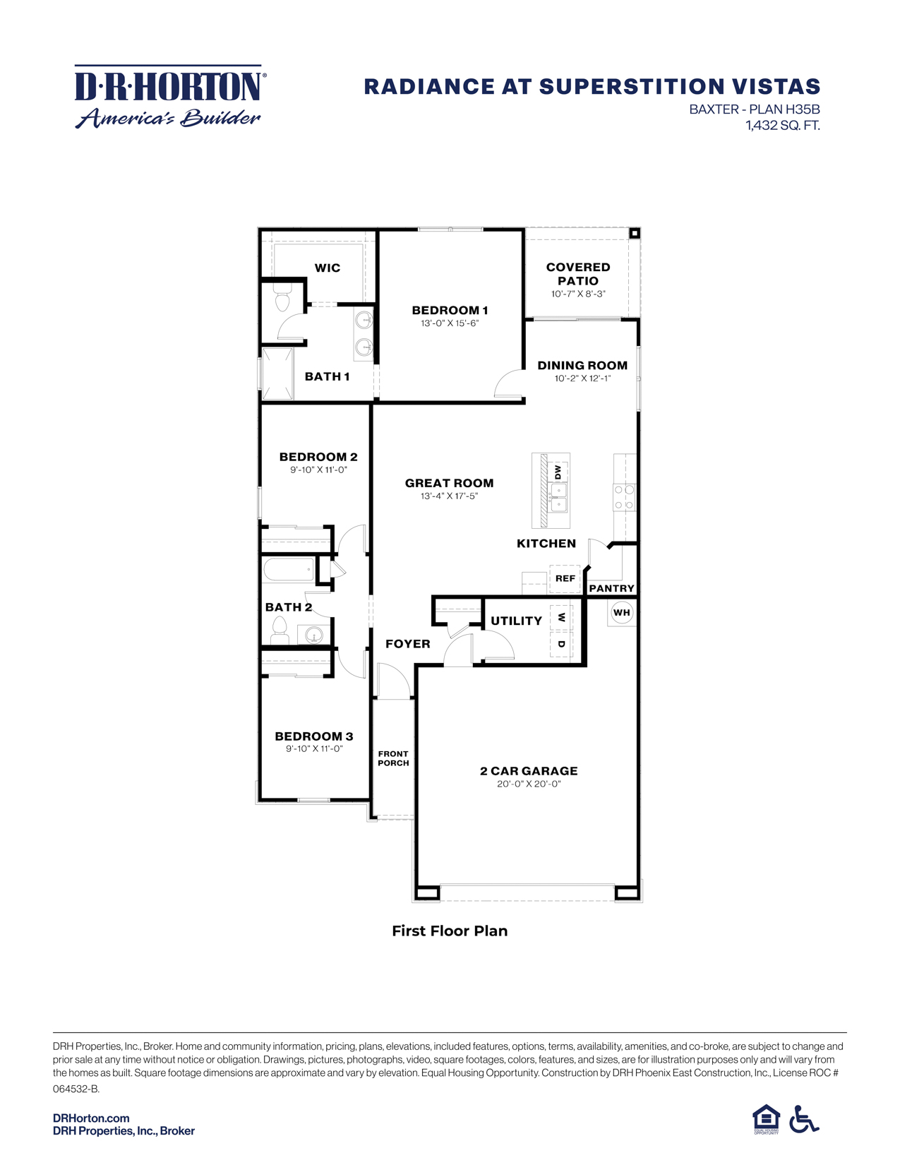 Baxter floorplan