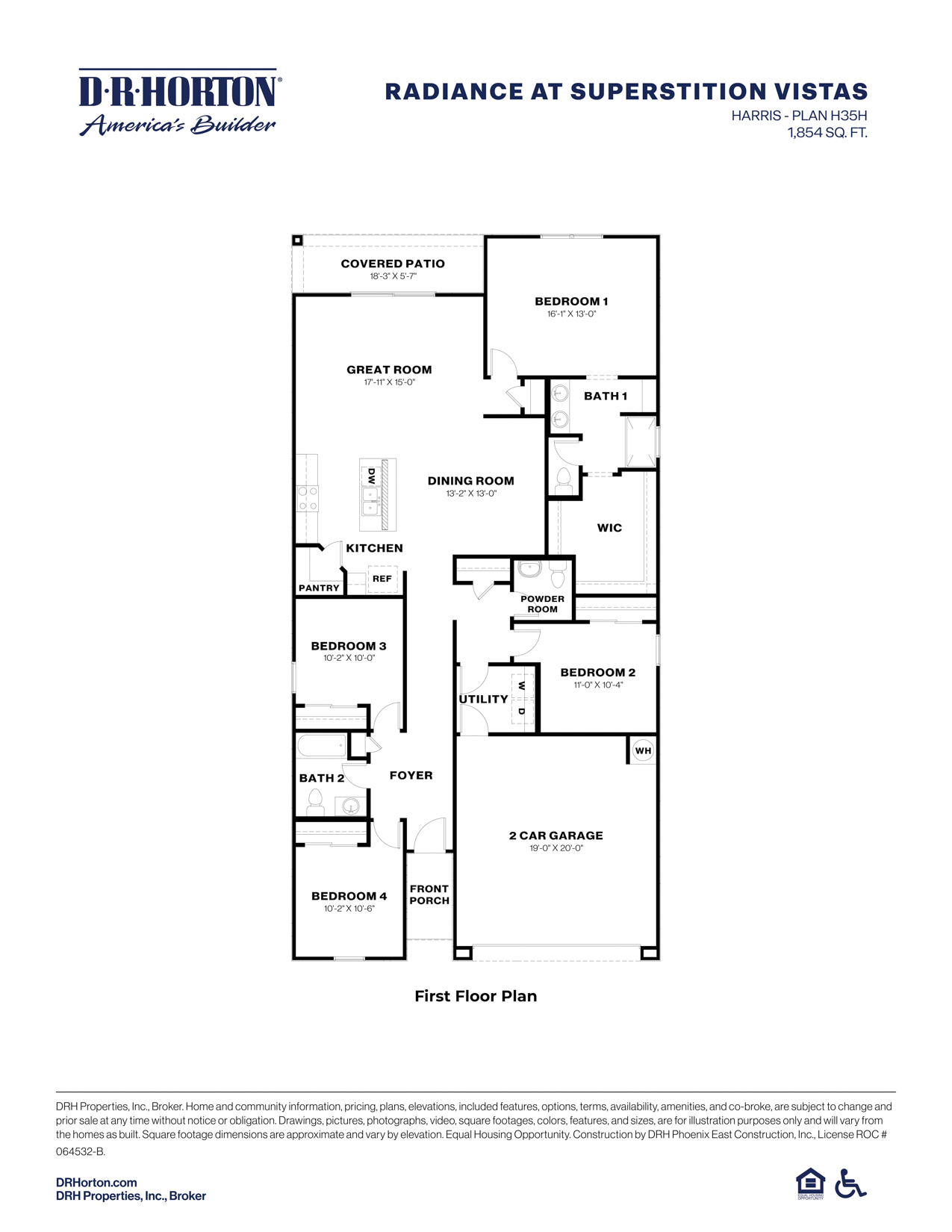 Harris floorplan