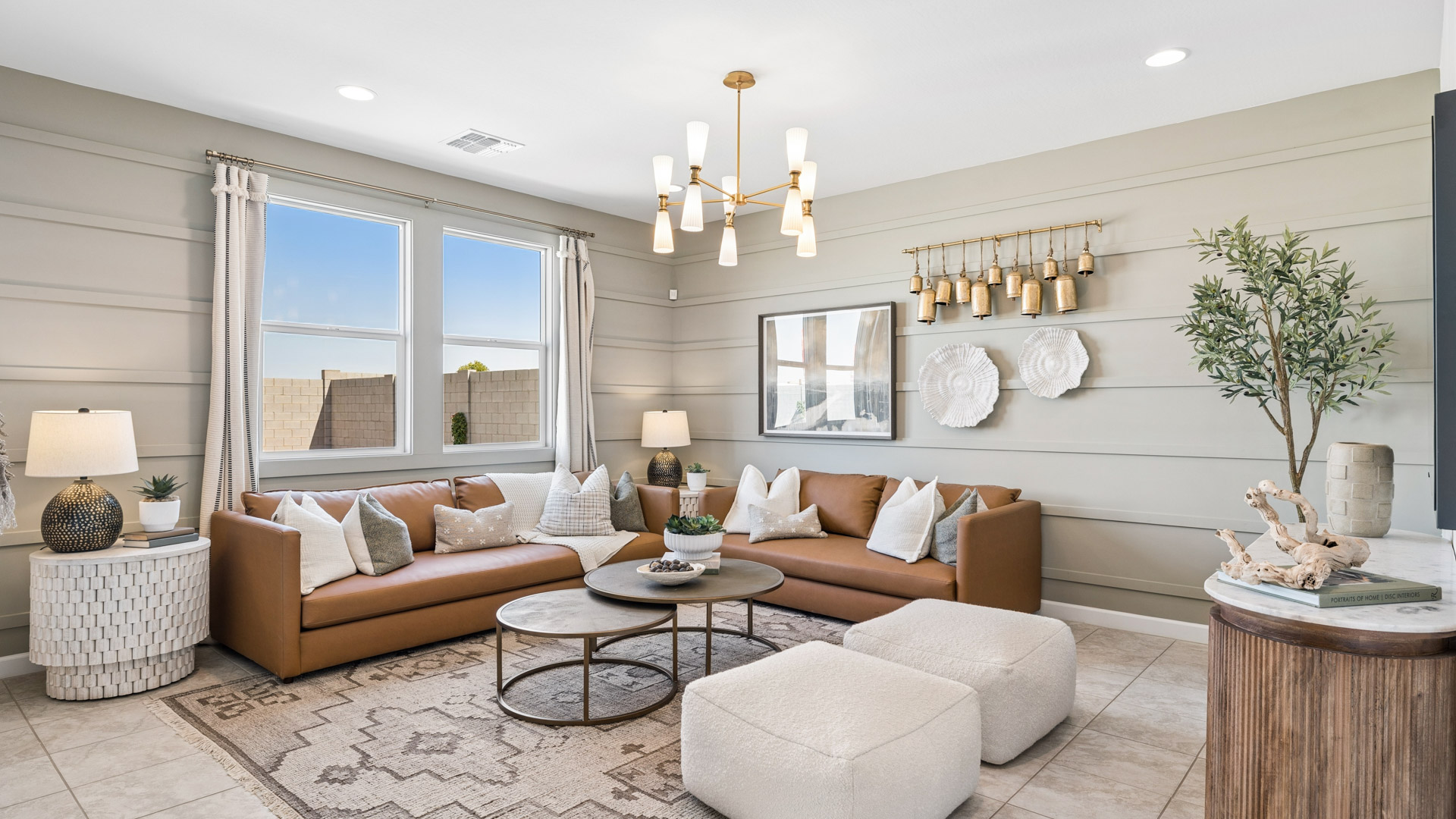 living and dining area