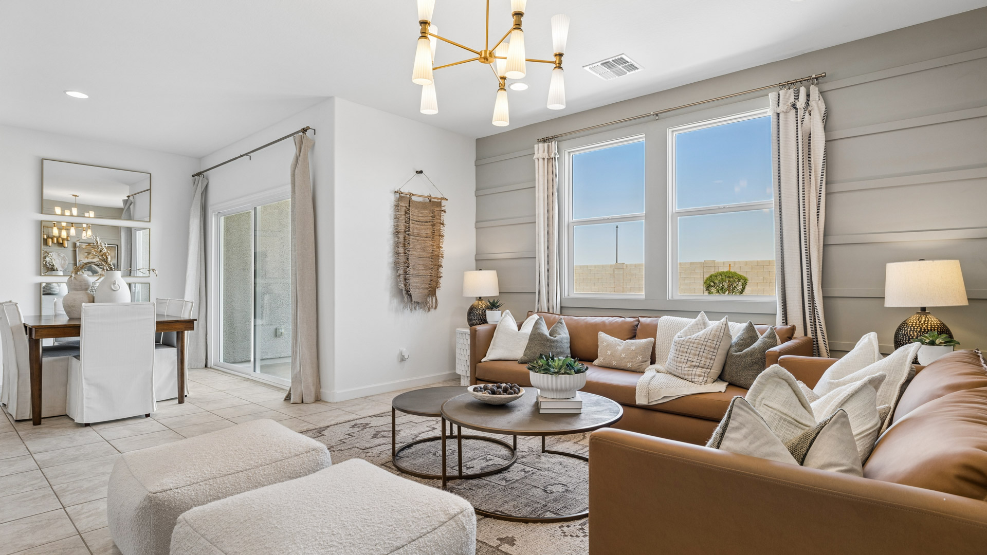 living and dining area
