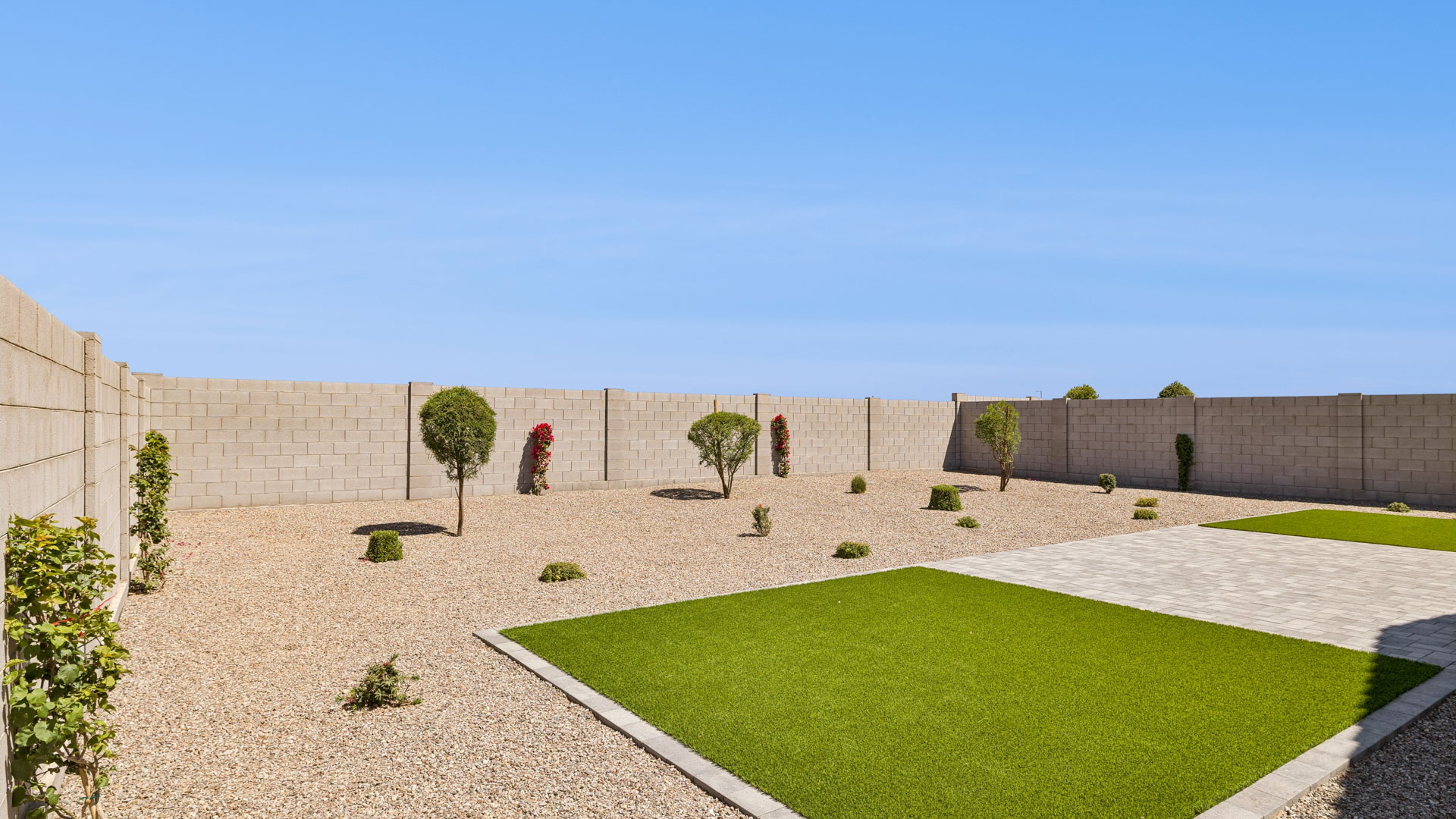 backyard for entertaining
