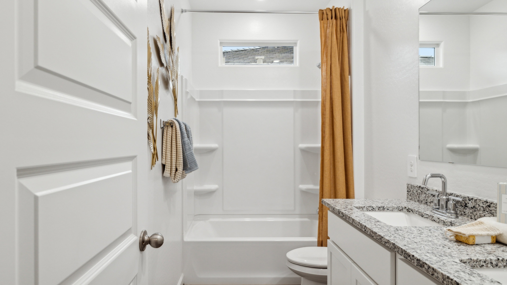 A well-designed bathroom emphasizing functionality and contemporary style.
