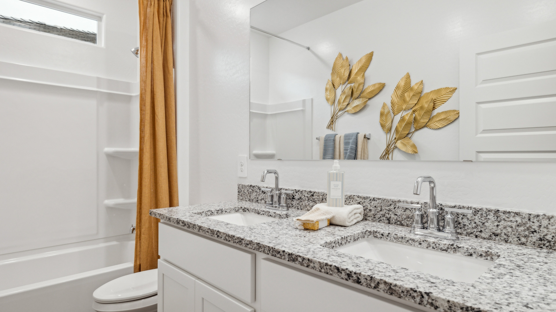 A well-designed bathroom emphasizing functionality and contemporary style.