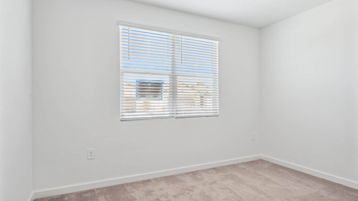 Comfortable guest bedroom featuring neutral-toned walls, carpeted flooring, and a large closet.