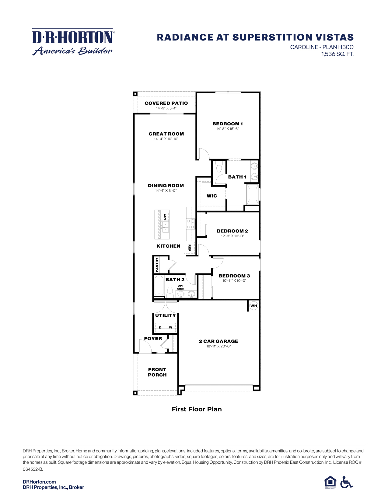 Caroline floorplan