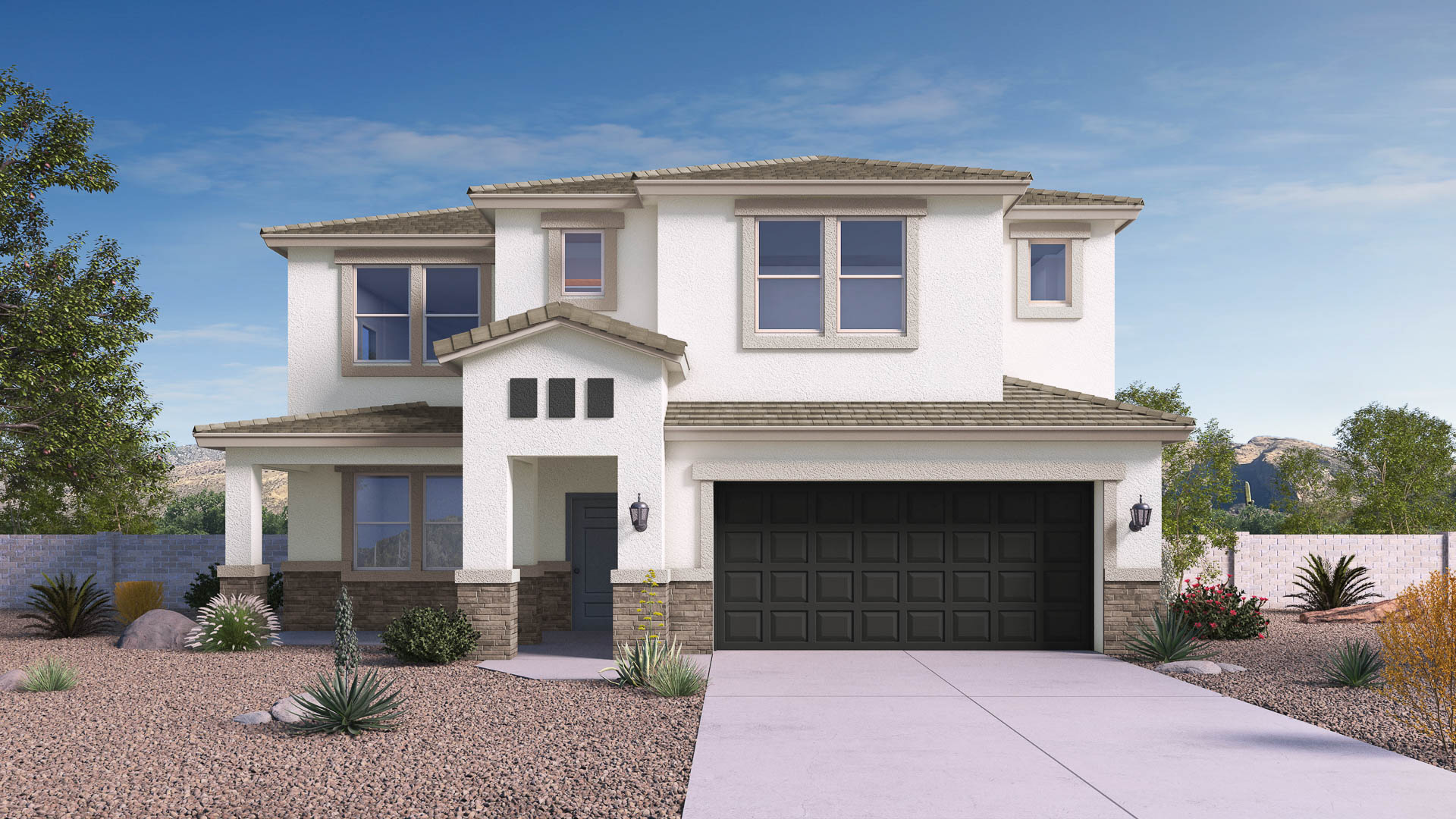 Phoenician D Front Elevation