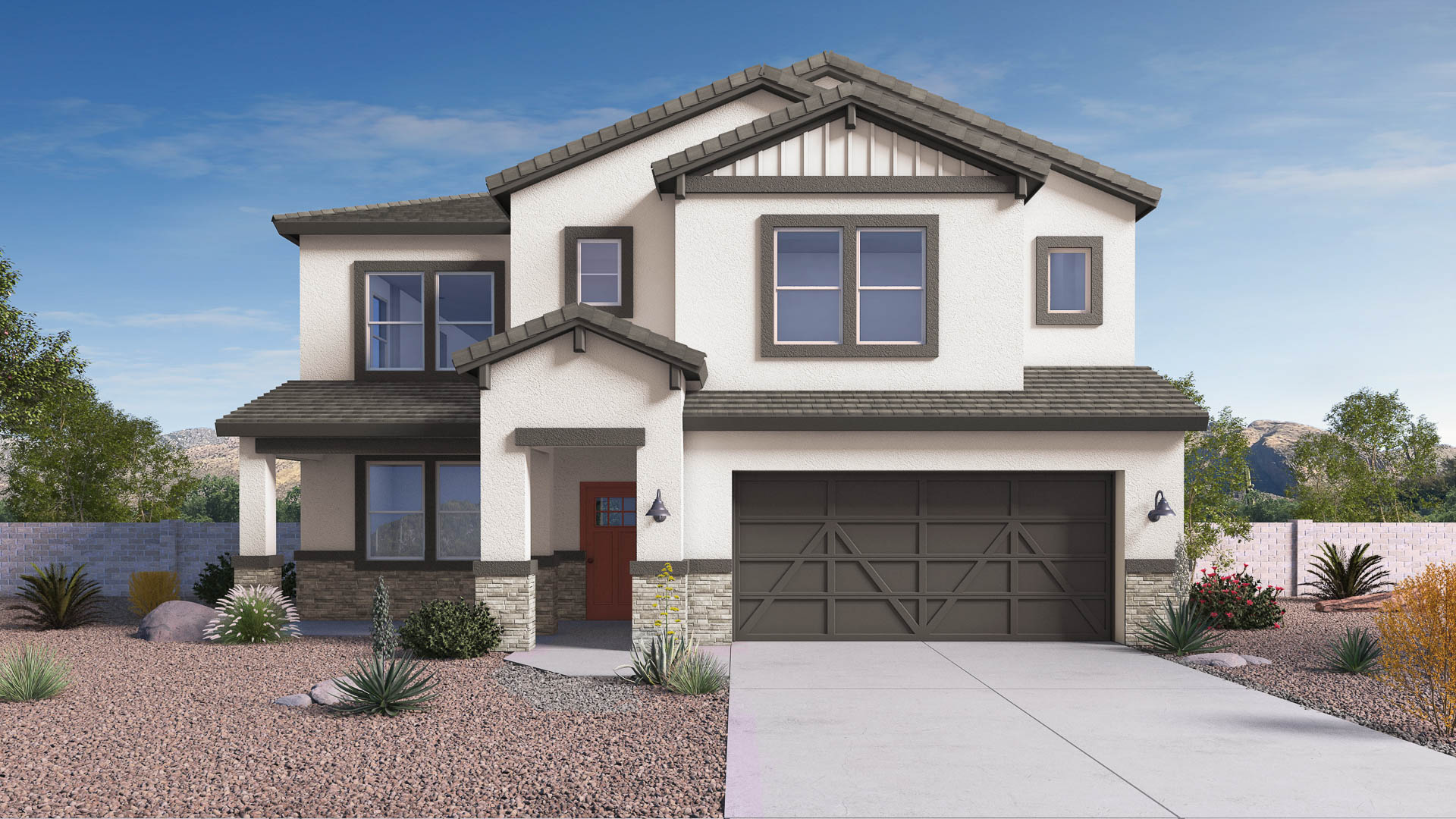 Phoenician F Front Elevation