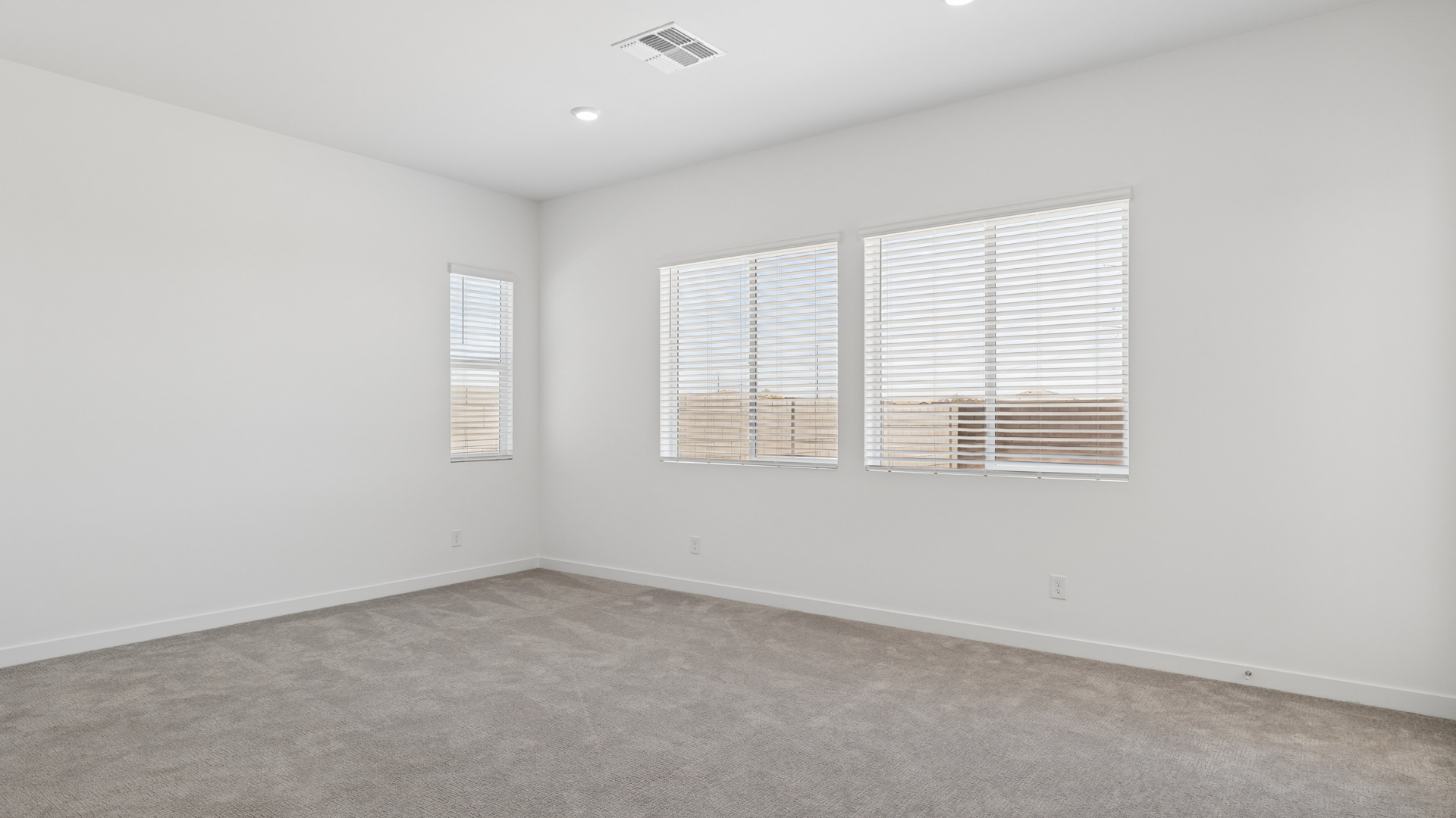 primary suite with walk in closet