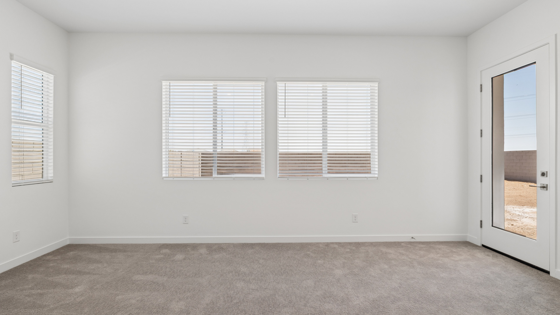 primary suite with walk in closet