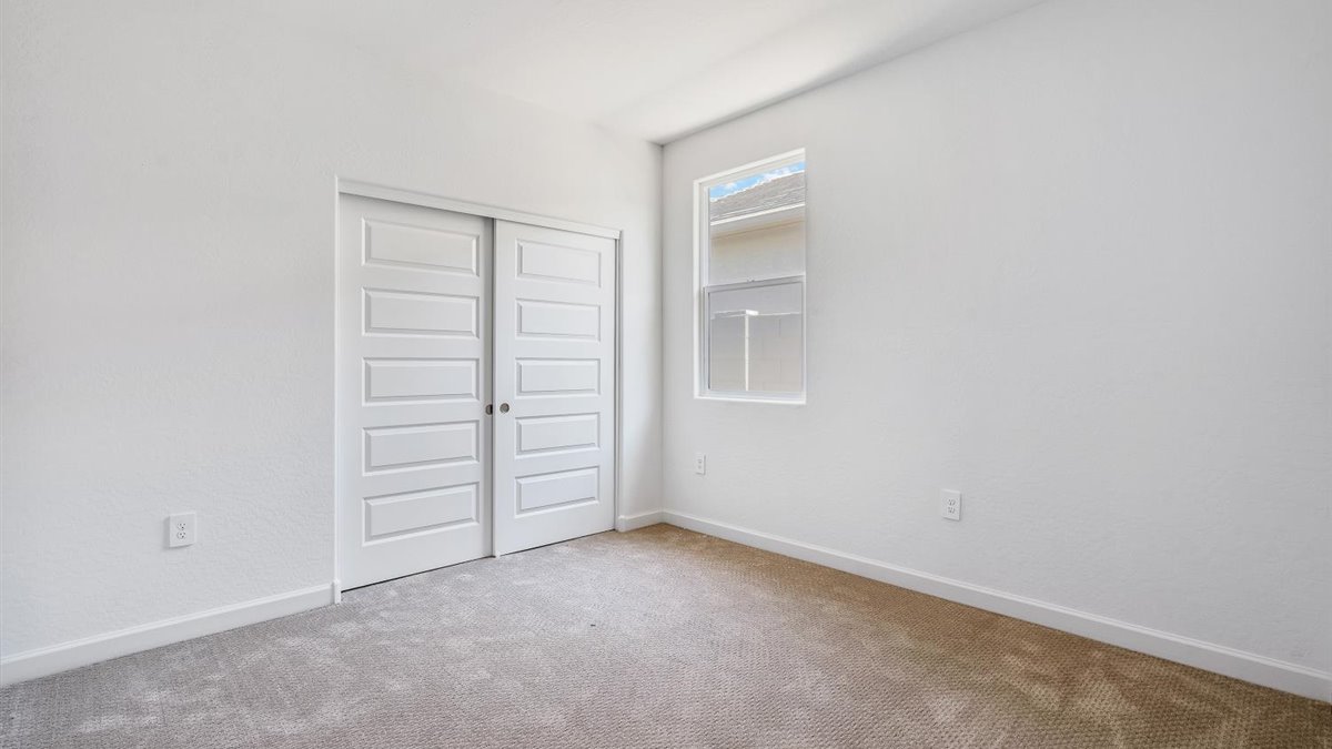 Interior bedroom with window