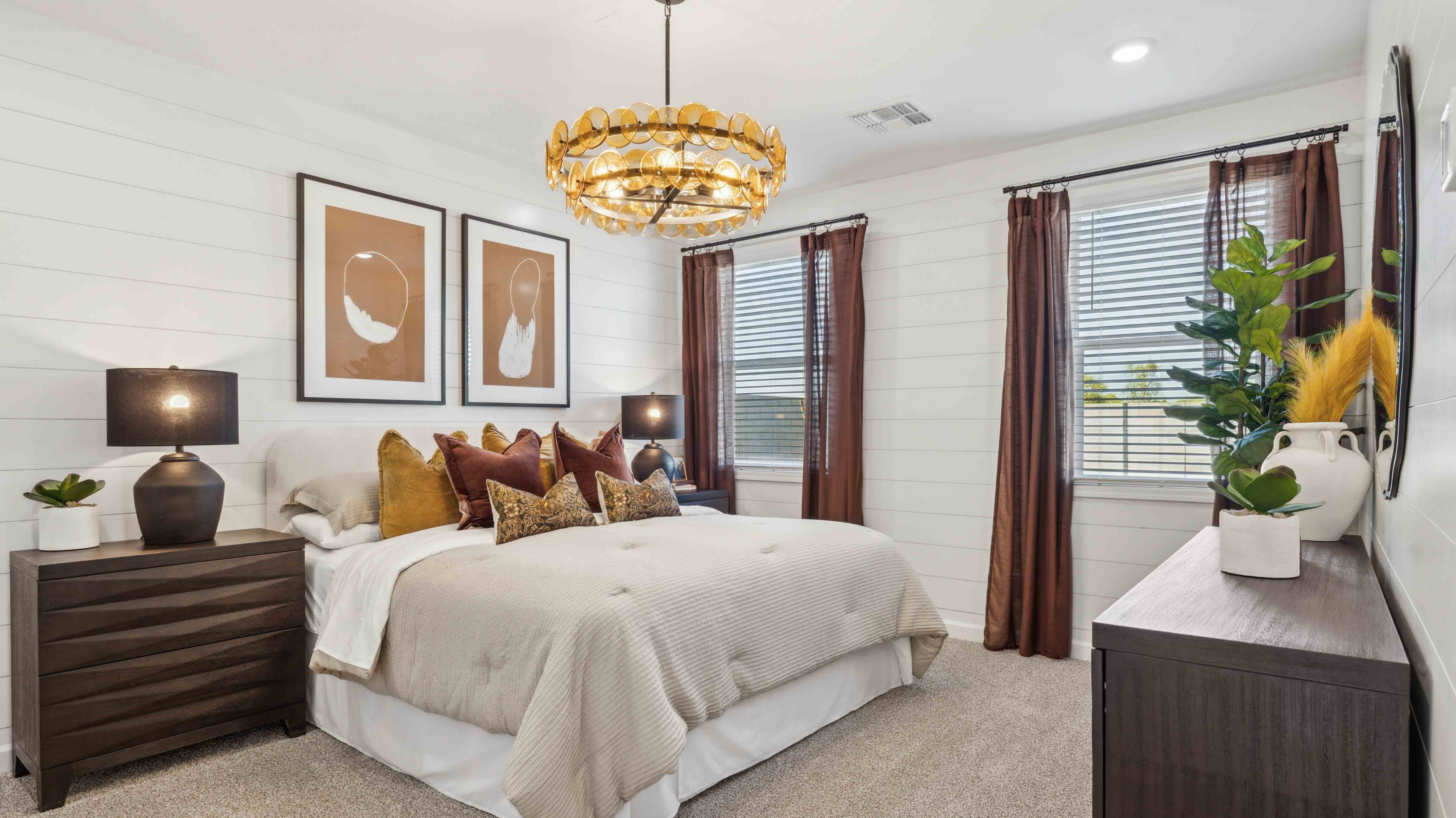 primary suite with walk in closet