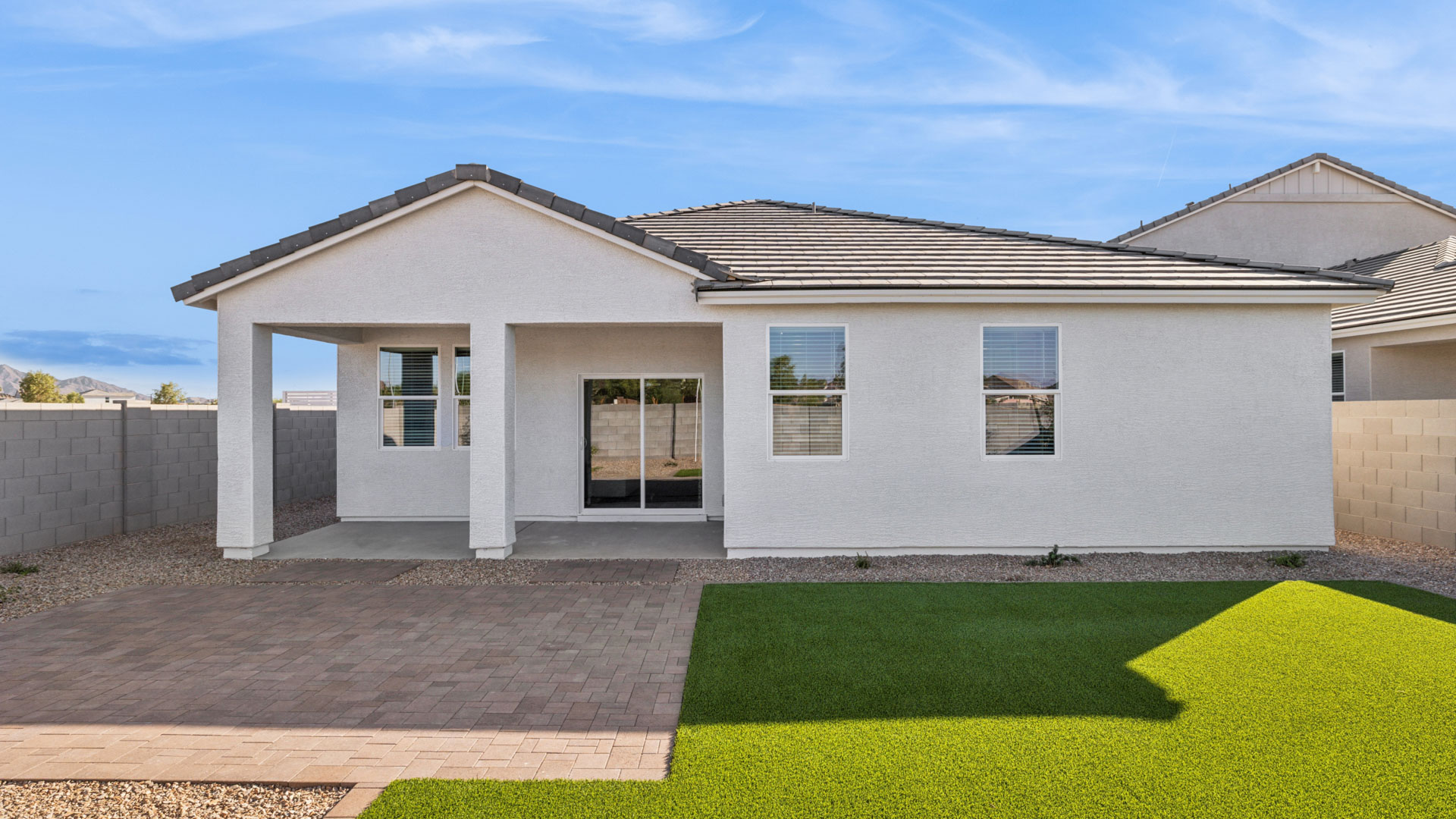 back of home for entertaining