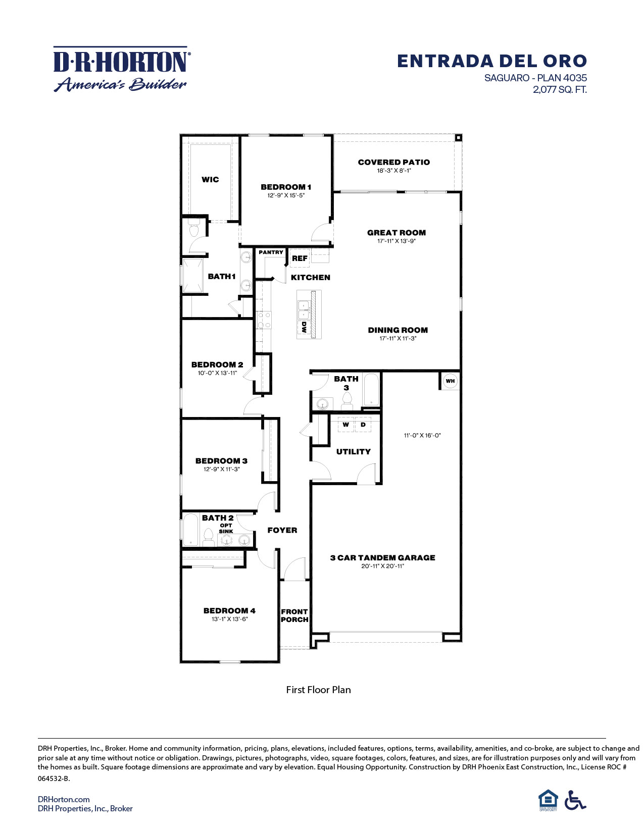 Saguaro floorplan