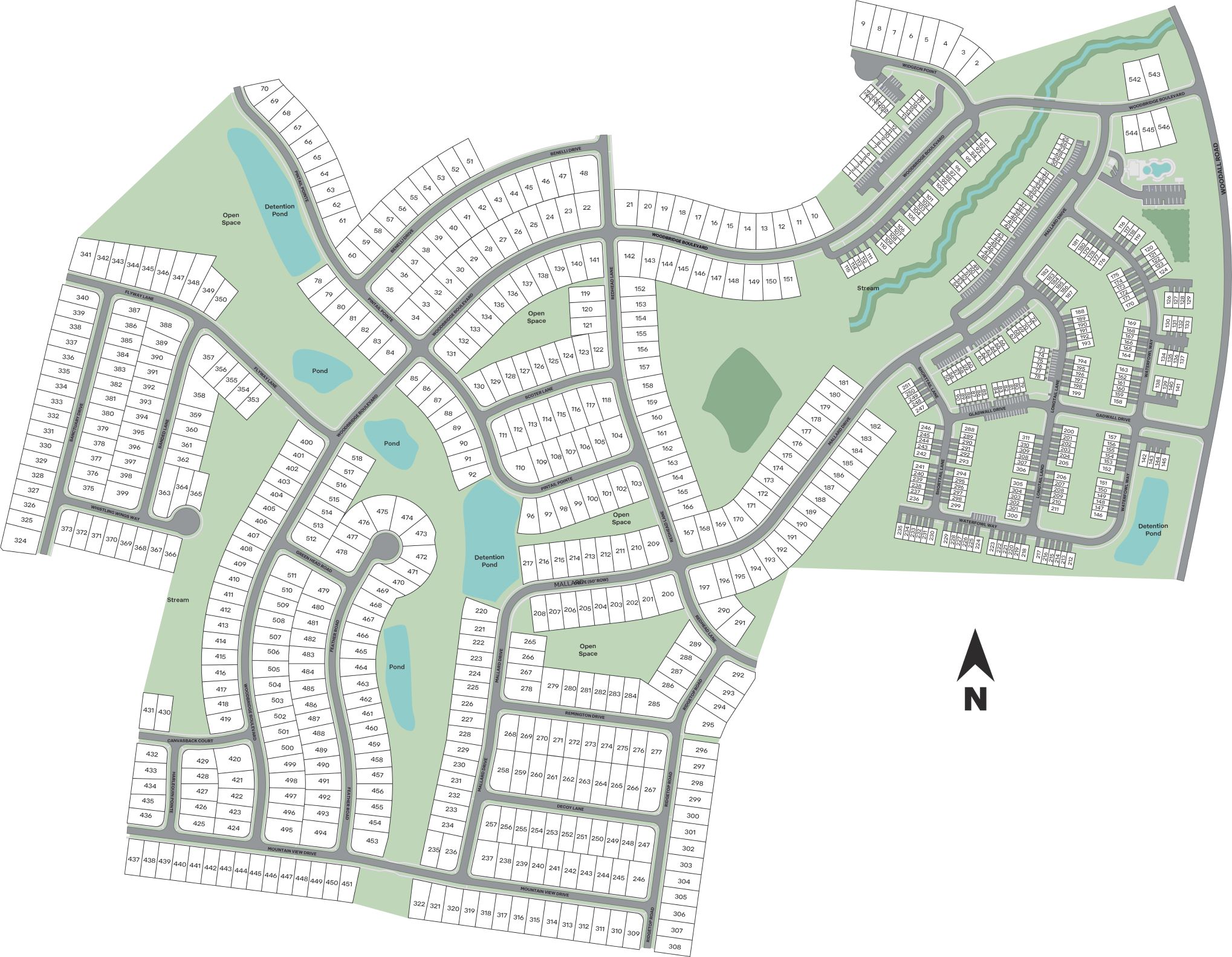 Static Lot Map
