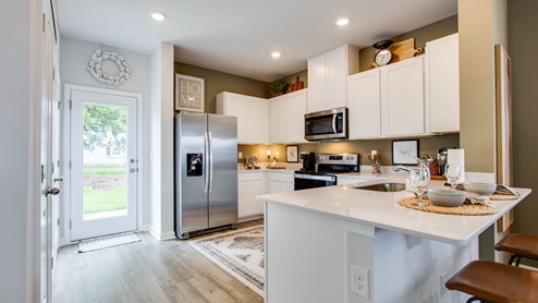 Owen townhome kitchen