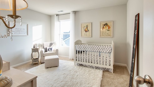 Furnished third guest bedroom