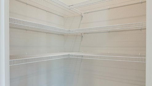 Pantry in new home kitchen