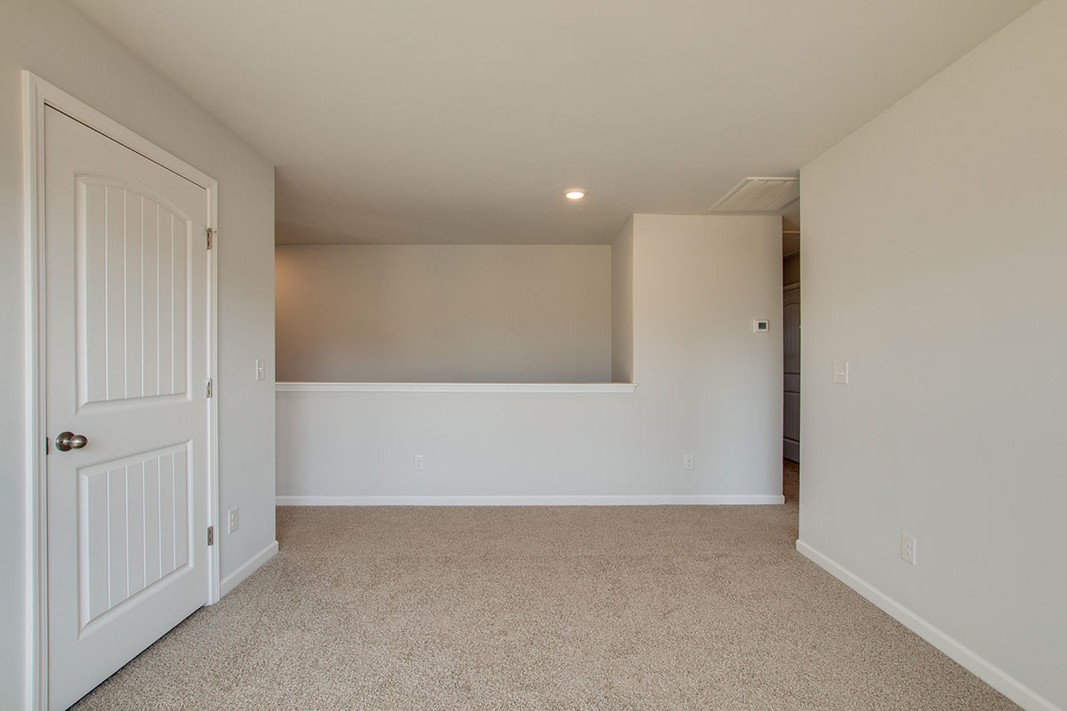 Upstairs in modern, two-story new home