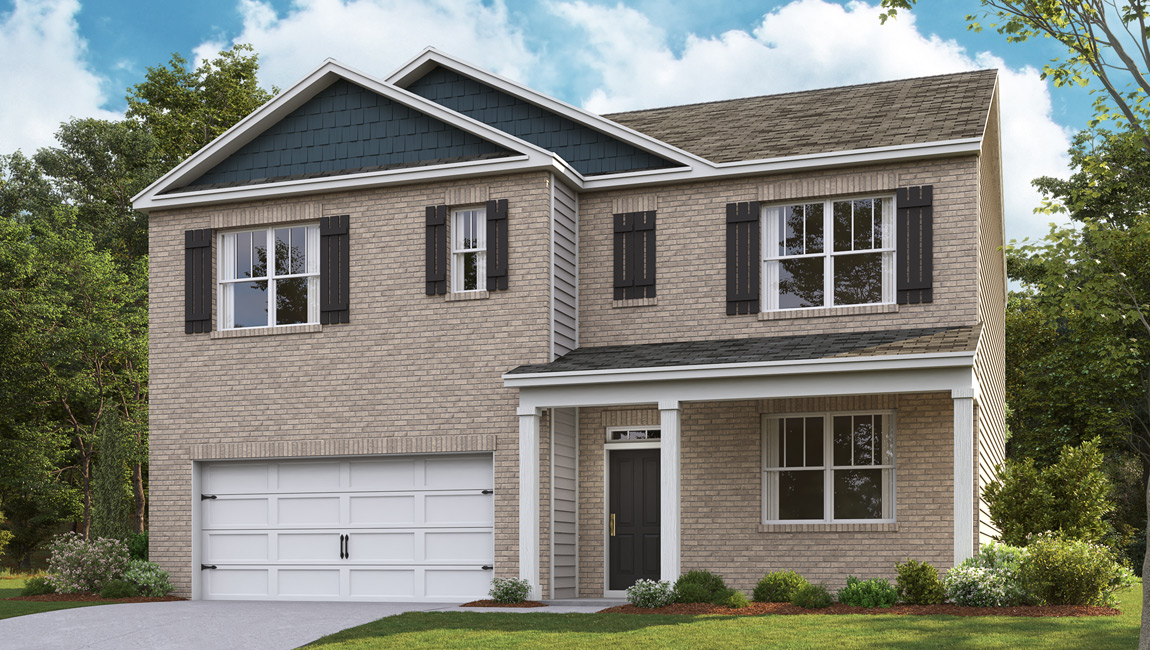 Two Story modern, new build floorplan
