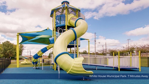 Community playground slide