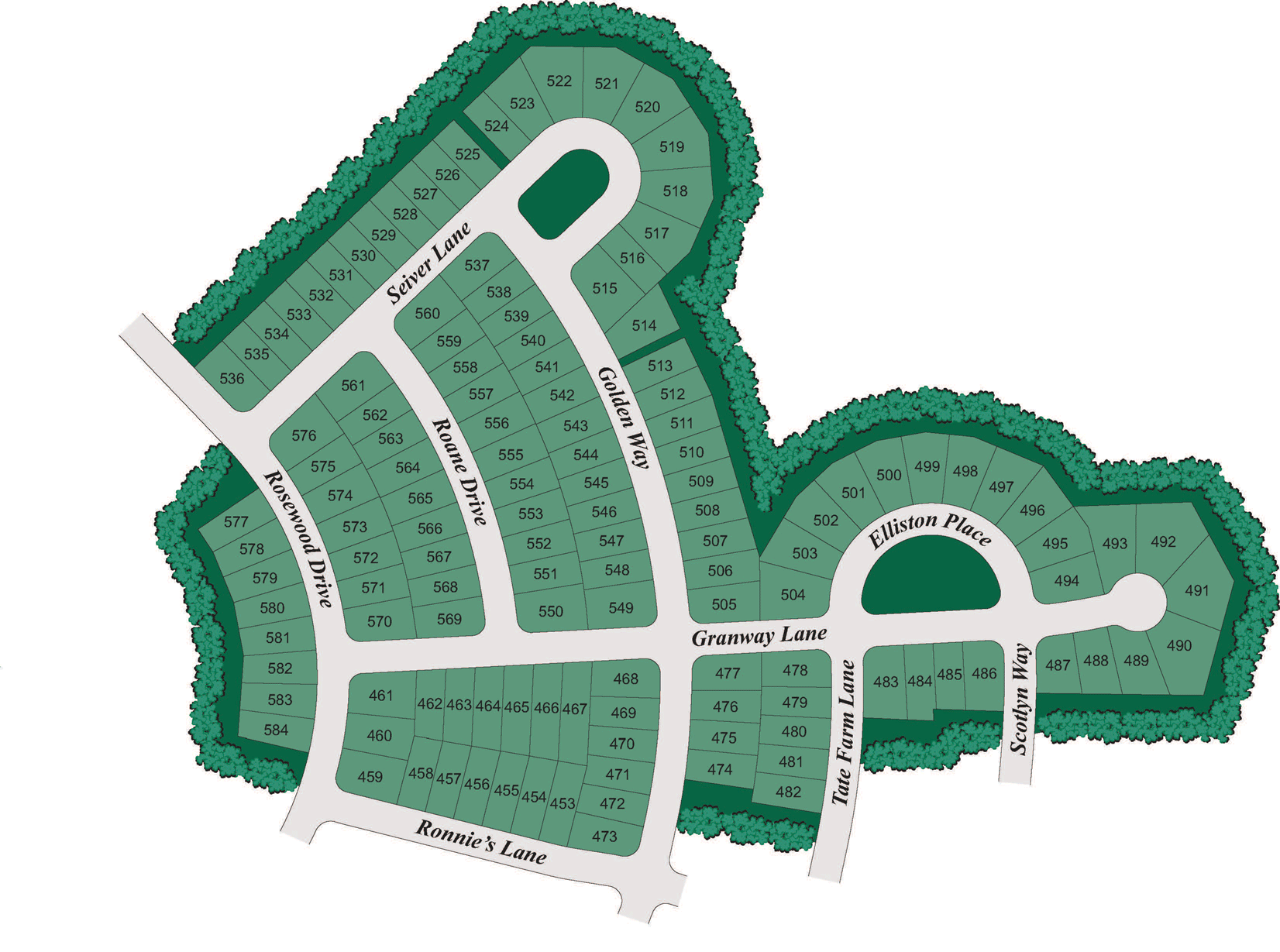 Static Lot Map