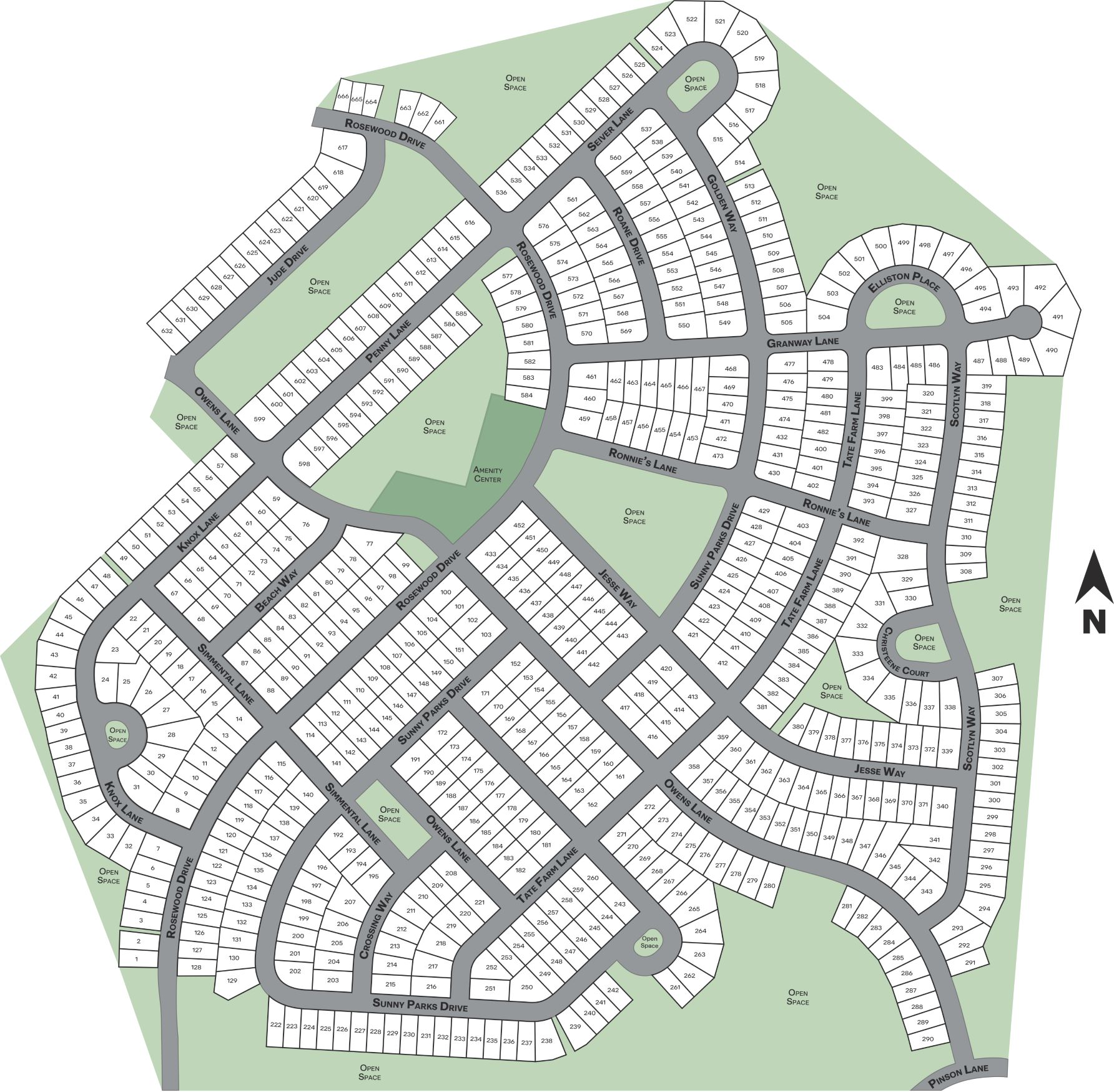 Static Lot Map