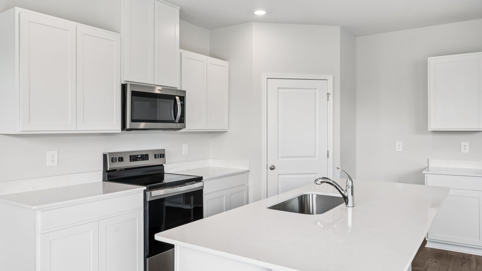 Kitchen with quartz countertops