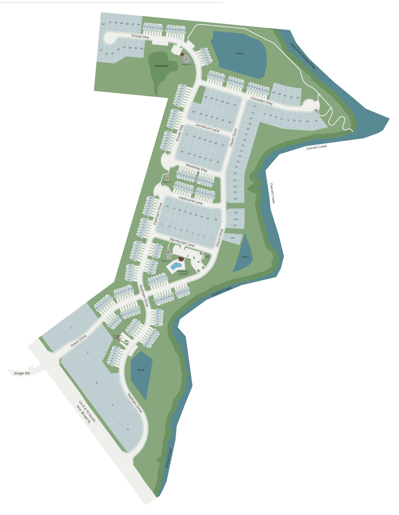 Static Lot Map