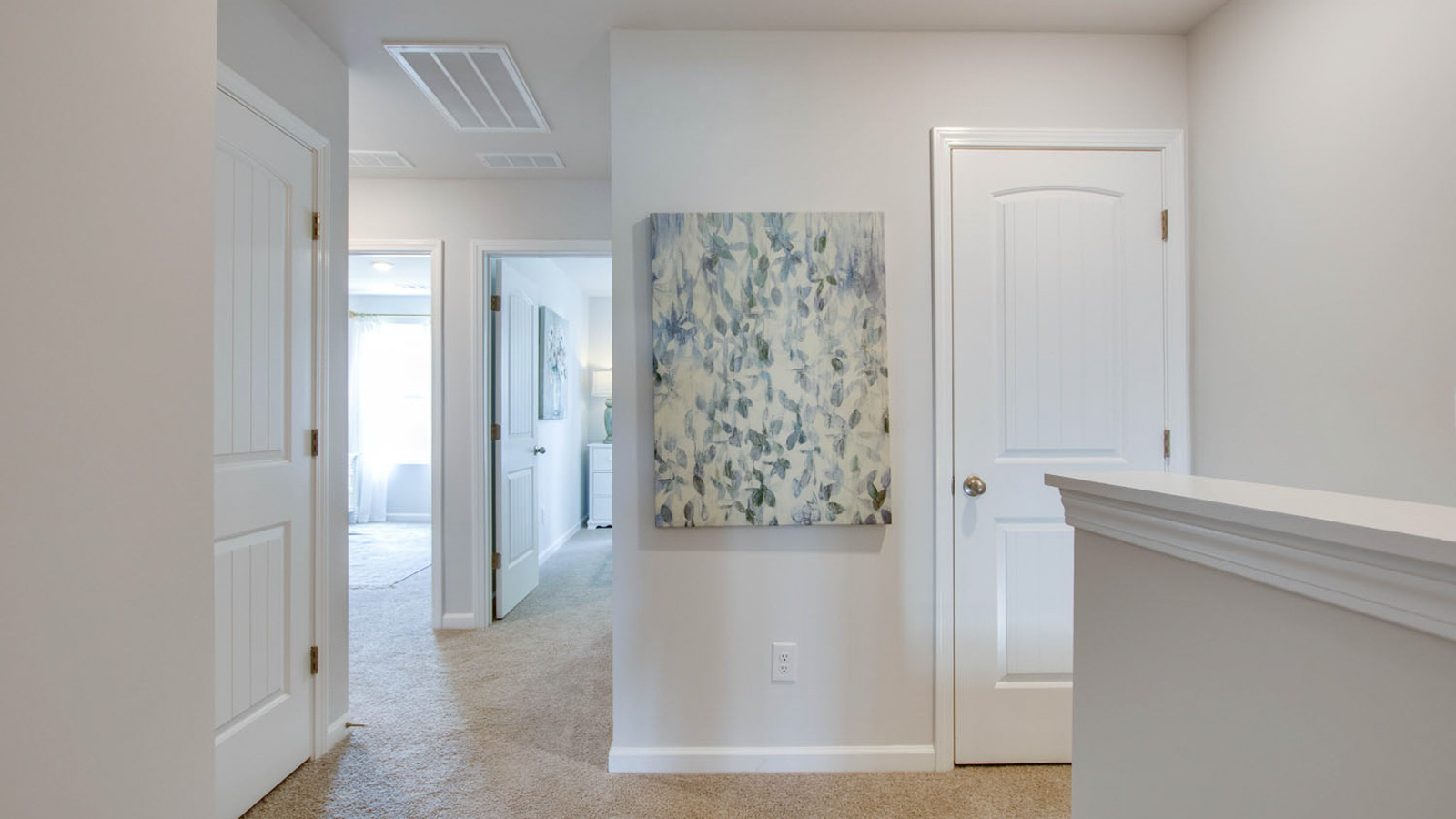 Loft, near bed and bathrooms, flexibly designed upstairs with multi-use living spaces for kids, office, gaming, craft room