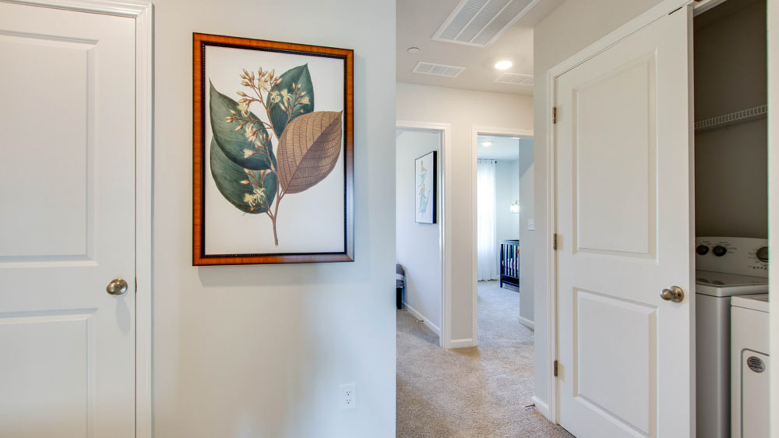 Loft, near bed and bathrooms, flexibly designed upstairs with multi-use living spaces for kids, office, gaming, craft room