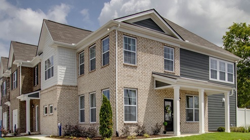 Owen townhome in Campbell Place exterior view