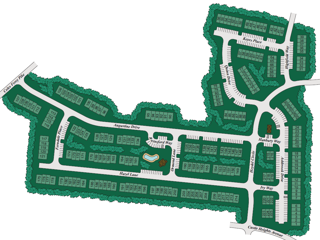 Static Lot Map